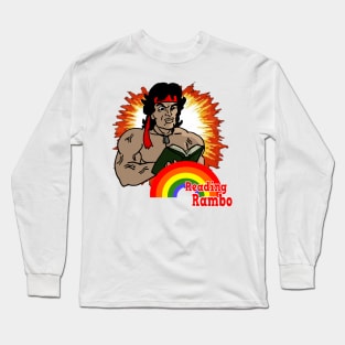 reading rambo (vers 2) Long Sleeve T-Shirt